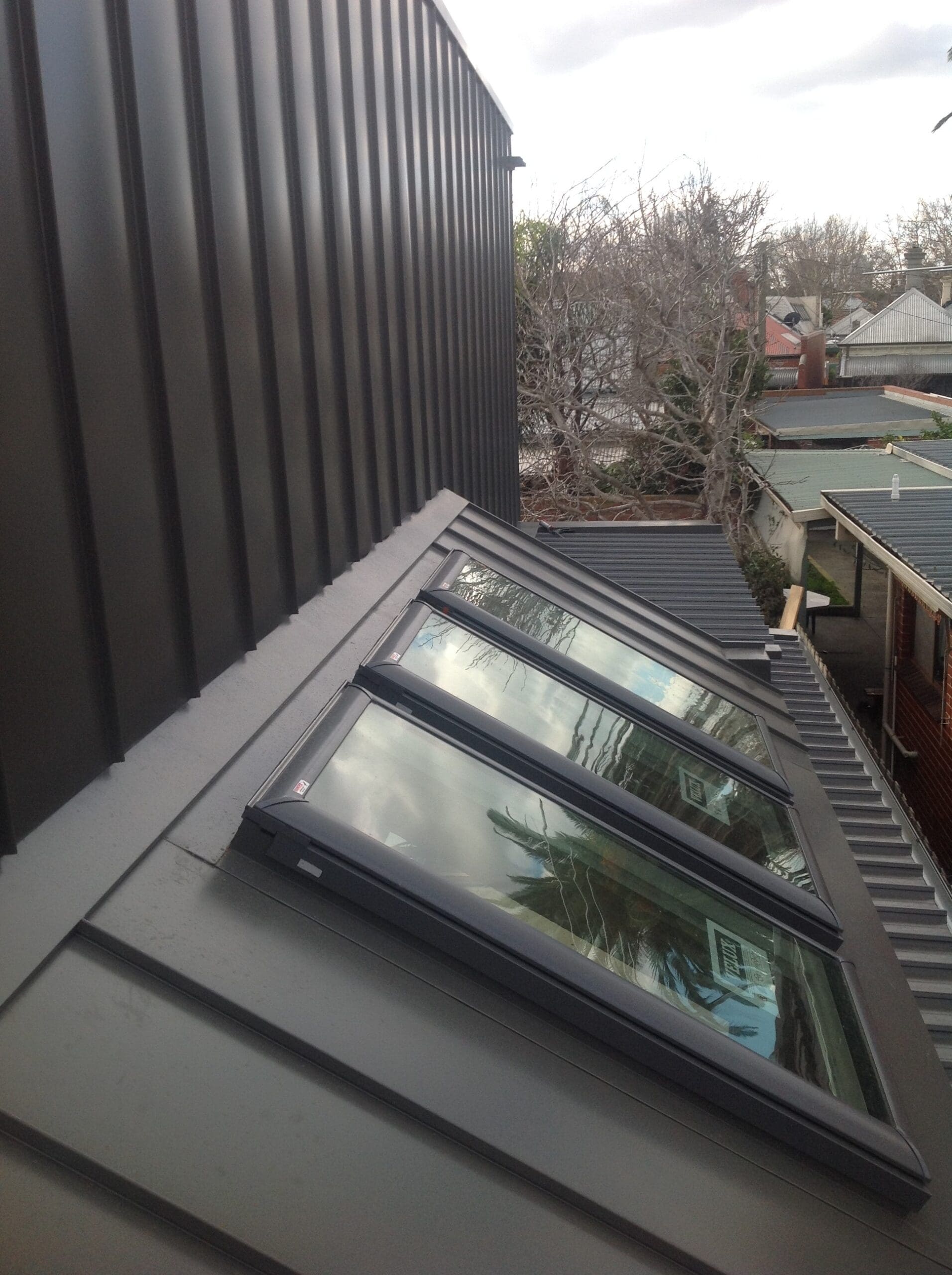 Velux Skylight with custom made Colorbond flashing (image)